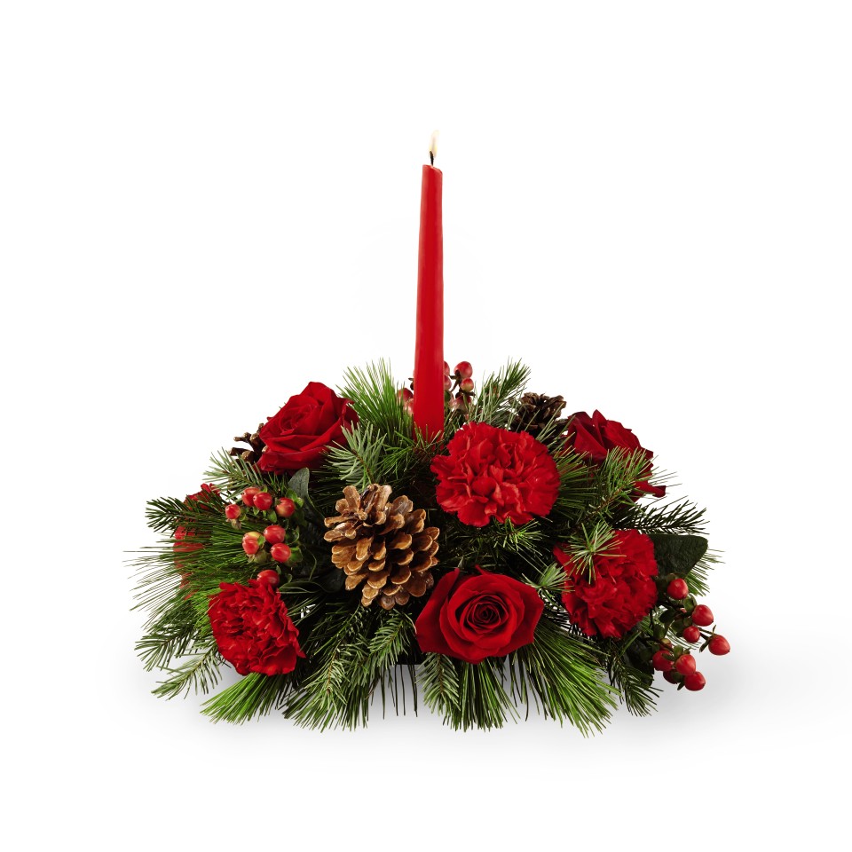 I'll Be Home For Christmas Centerpiece Lafayette Florist