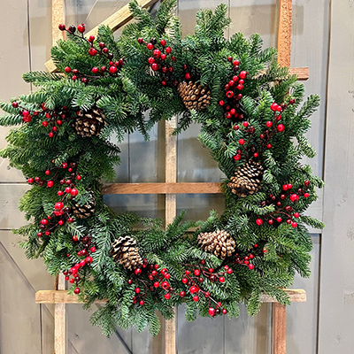 Berry Fresh Wreath (Undecorated)