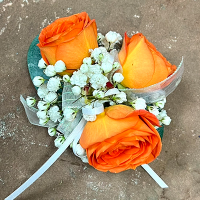 Orange Sydney Corsage